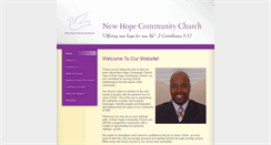 Desktop Screenshot of newhopechurchlv.org